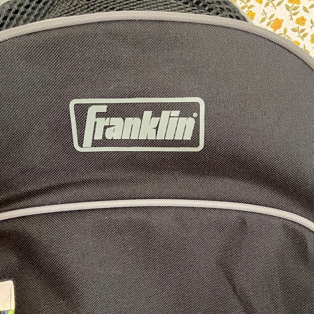 Franklin Black Backpack with Neon Accents